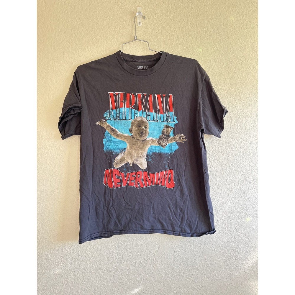 Nirvana Nevermind Original Artwork Shirt Grey Size XL